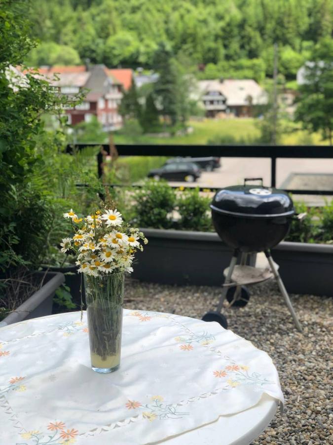 Haus Am Scheibenfelsen Lägenhet Sankt Blasien Exteriör bild